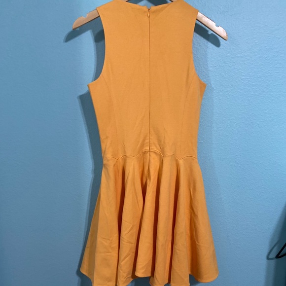 Tibi yellow ponte sleeveless fit and flare dress - Picture 12 of 12
